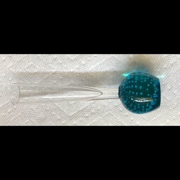 New Art Glass Bud Vase Handcrafted by Glass Artist - Picture 10 of 16